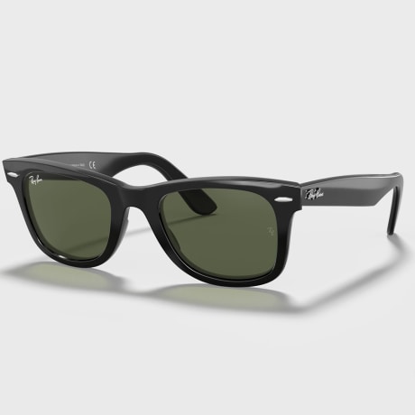 Ray-Ban - Occhiali Da Sole Wayfarer Classic 2140 Nero Verde