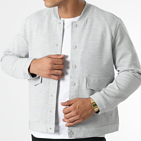 Fins de Séries - Jacke GW2515 Grau meliert