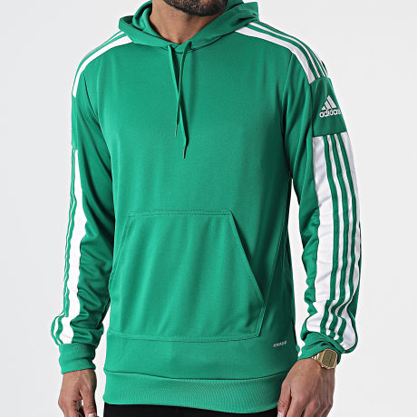 Adidas Performance - Sudadera Capucha Con Rayas SQ21 GP6437 Verde