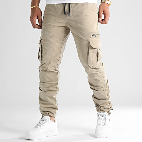 LBO - Pantalon Cargo 0175 Beige