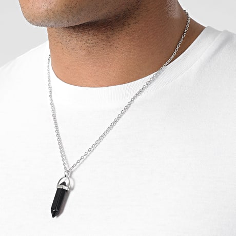Classic Series - Collier Ran 74 Noir Argenté