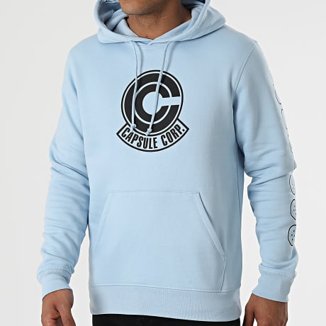 Dragon Ball Z - Sudadera Capsule Corp azul cielo negro