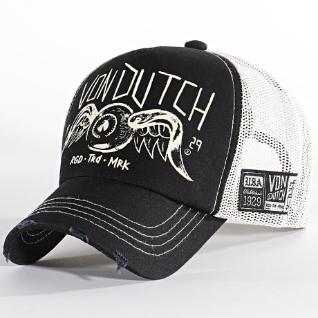 Von Dutch - Casquette Trucker Cas1 Crew Noir