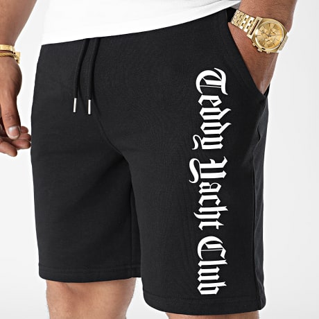 Teddy Yacht Club - Serie Joggingshorts Zwart Wit