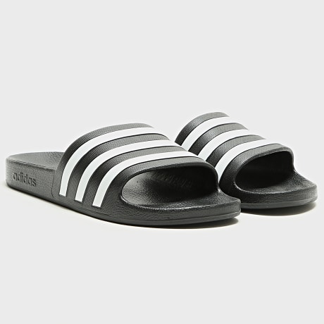 Adidas Sportkleding - Adilette Aqua Sportschoenen F35543 Zwart Wit