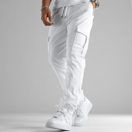 LBO - Pantalon Cargo Regular Fit 2715 Blanc