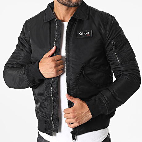 Schott NYC - Bomberjack 210100RS Zwart