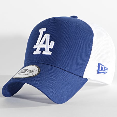 New Era - Gorra Trucker Clean Los Angeles Dodgers Azul Real Blanco