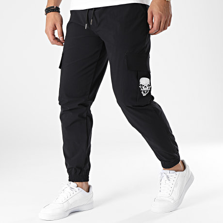 Mac Tyer Untouchable - Pantalon Cargo Logo Noir Blanc