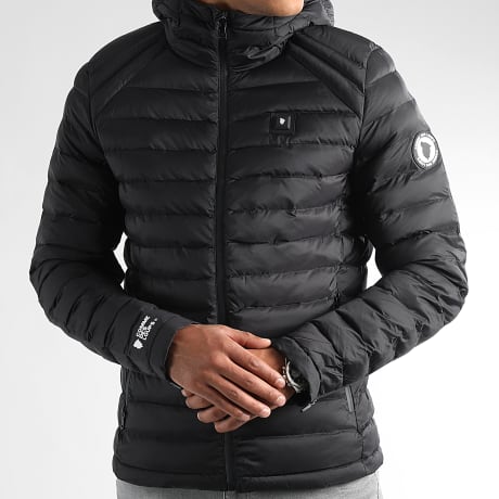Comme Des Loups - Chaquetón Con Capucha Calentadora Otawa Negro
