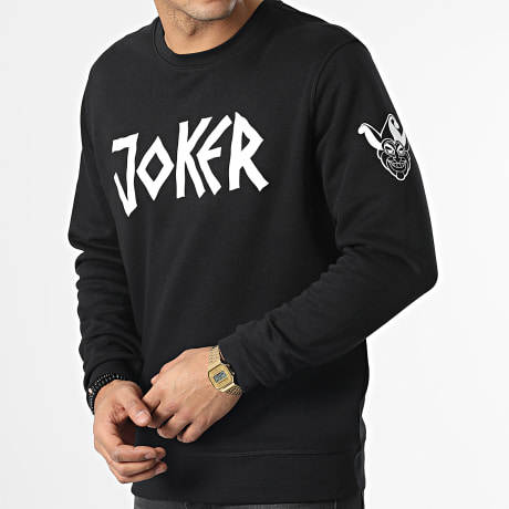 Batman - Joker Sudadera cuello redondo Negro Blanco