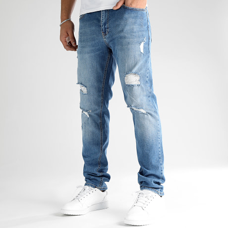 LBO - Vaquero Regular Fit Con Destroy 2893 Azul Denim