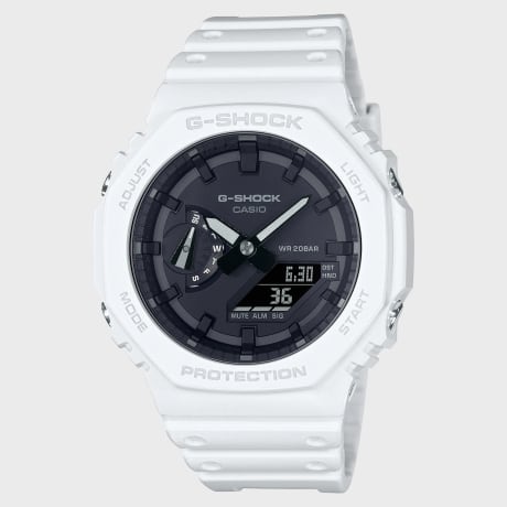 G-Shock - Relógio G-Shock GA-2100-7AER Branco