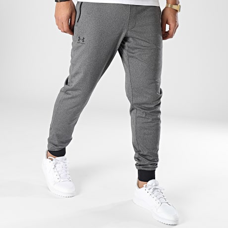 Under Armour - Pantalon Jogging Sportstyle Tricot 1290261 Gris Anthracite Chiné