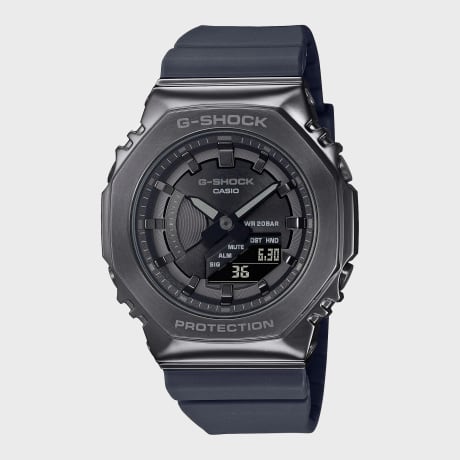 G-Shock - Relógio G-Shock Série 2100 com cobertura metálica GM-S2100B-8A Cinzento Antracite