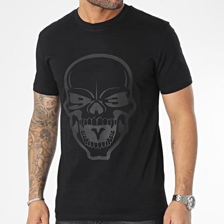 Mac Tyer Untouchable - Tee Shirt Skull Noir Noir
