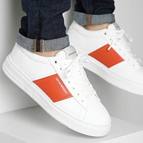 Emporio Armani - X4X570-XN840 Zapatillas Fuego Blanco
