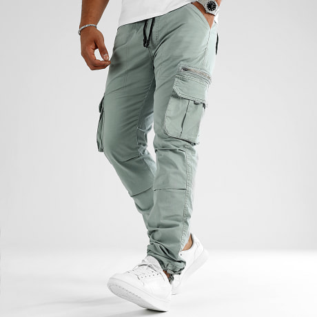 LBO - Pantalon Cargo 0371 Vert Clair