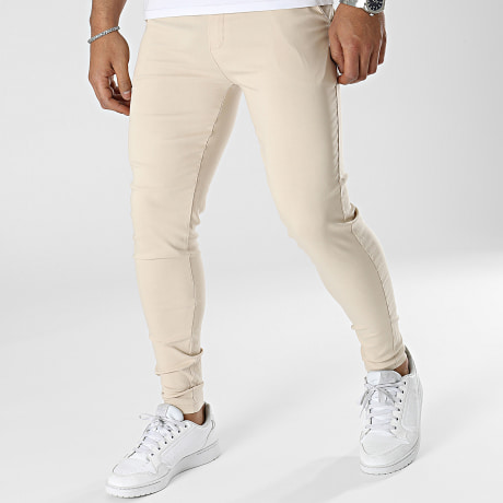 Frilivin - Pantalones chinos beige