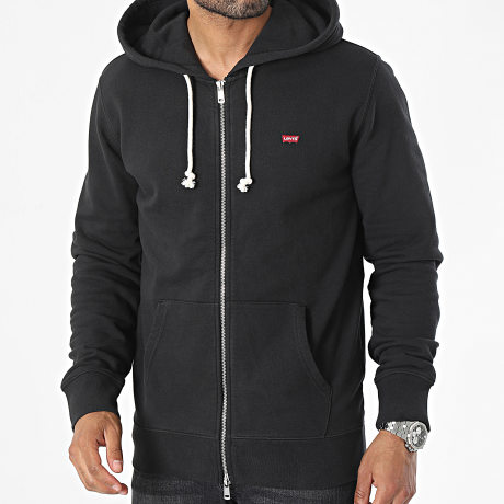 Levi's - Sweat Zippé Capuche 34584 Noir