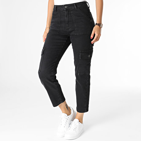 Classic Series - Pantaloni Utility Cargo da donna Nero