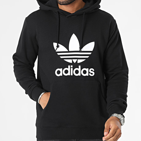 Adidas Originals - Sudadera con capucha Trefoil IM4489 Negro