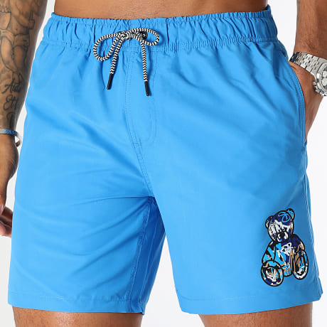 Teddy Yacht Club - Short De Bain Essentials Art Series Blue Bleu Roi
