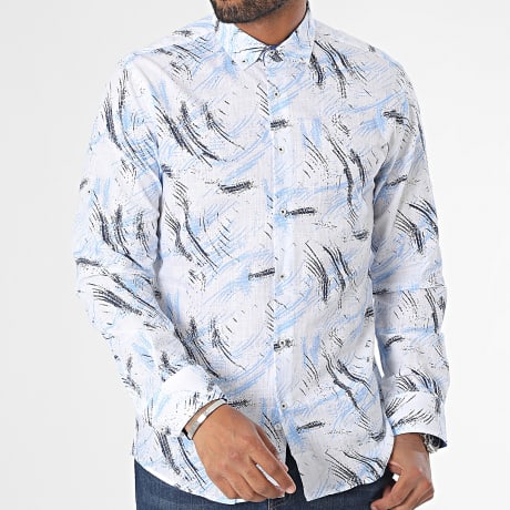 Fins de Séries - Camisa azul claro de manga larga