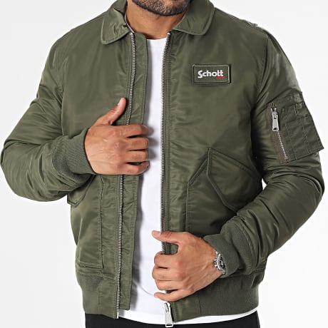 Schott NYC - Bomber Jacket 210100RS Khaki Green