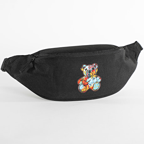Sale Môme Paris - Sacoche Banane Nounours Graffiti Noir Rouge