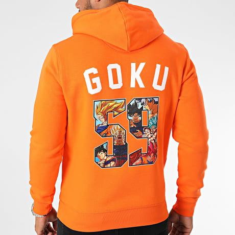 Dragon Ball Z - Sudadera Back Goku Naranja