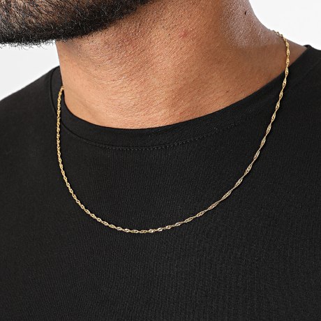 LBO - Collier Maille Singapour 2.5mm Doré
