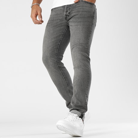 Jack And Jones - Glenn Original Slim Jeans Gris Carbón