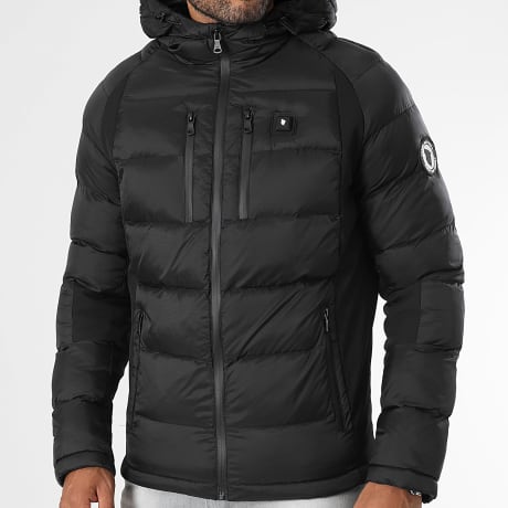 Comme Des Loups - Doudoune Chauffante Capuche Avoriaz Noir