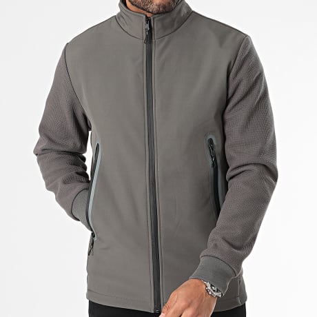 Fins de Séries - Jacke mit Reißverschluss Anthrazitgrau