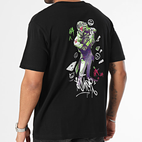 Batman - Joker Signature Tee Shirt Oversize Nero