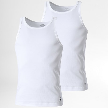 Polo Ralph Lauren - Lot De 2 Débardeurs Original Player Blanc