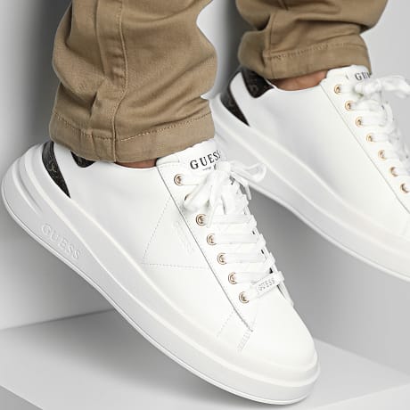 Guess - Baskets FMPVIBLEA12 White Brown