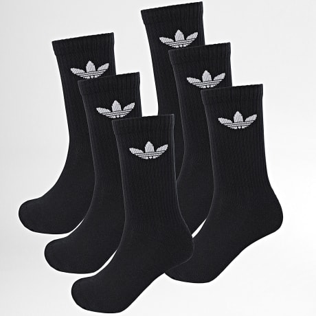 Adidas Originals - Pack De 6 Pares De Calcetines IJ5618 Negro