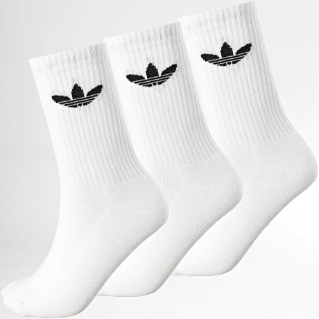 Adidas Originals - Lote de 3 Pares de Calcetines IJ5616 Blanco