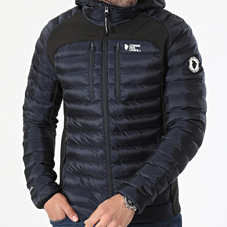 Comme Des Loups - Doudoune Capuche Colorado Bleu Marine