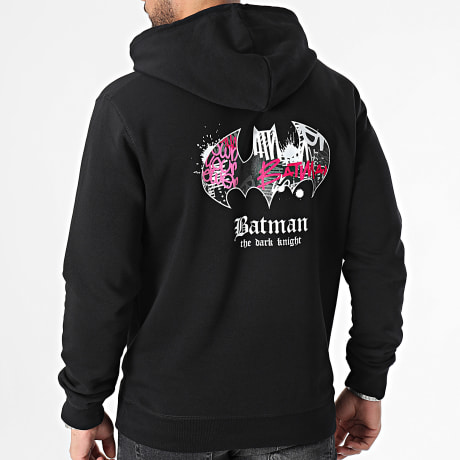 Batman - Felpa con cappuccio Batman Logo Graffiti Nero