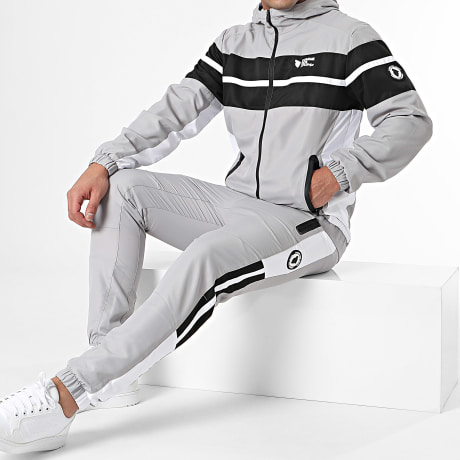 Comme Des Loups - Ensemble De Survetement Garros Gris Noir