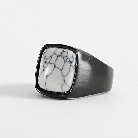Classic Series - Anillo Blanco Negro
