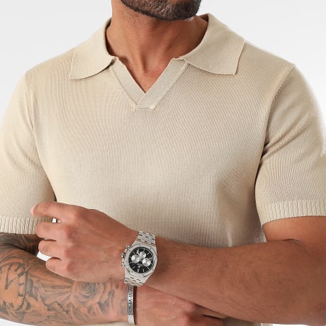 LBO - Polo Manga Corta Punto Fino 0958 Beige