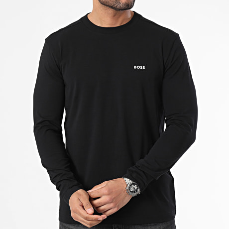 BOSS - Camiseta de manga larga 50506365 Negro