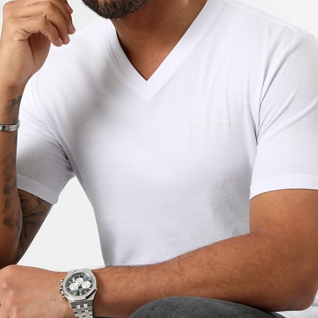 Teddy Smith - Tee Shirt Tawax 11016800D Blanc