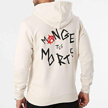 Seth Gueko - Sweat Capuche Barlou Scribble Beige