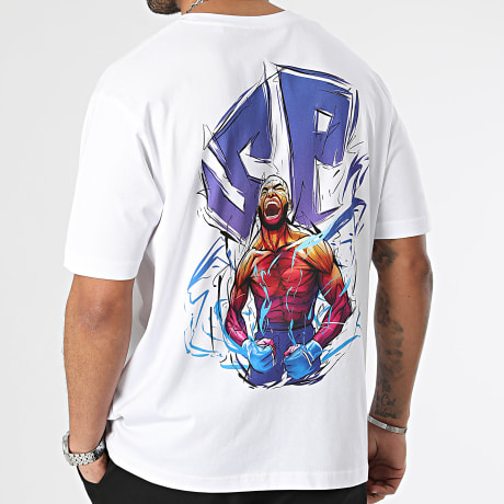 Super Prodige - T-Shirt Oversize Large Energie Weiß Violett
