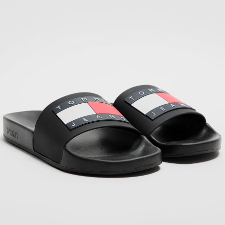Tommy Jeans - Claquettes Pool Slide Essential 1191 Noir